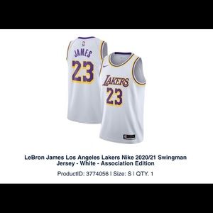 LeBron James Los Angeles Lakers Nike 2020/21 Swingman Jersey